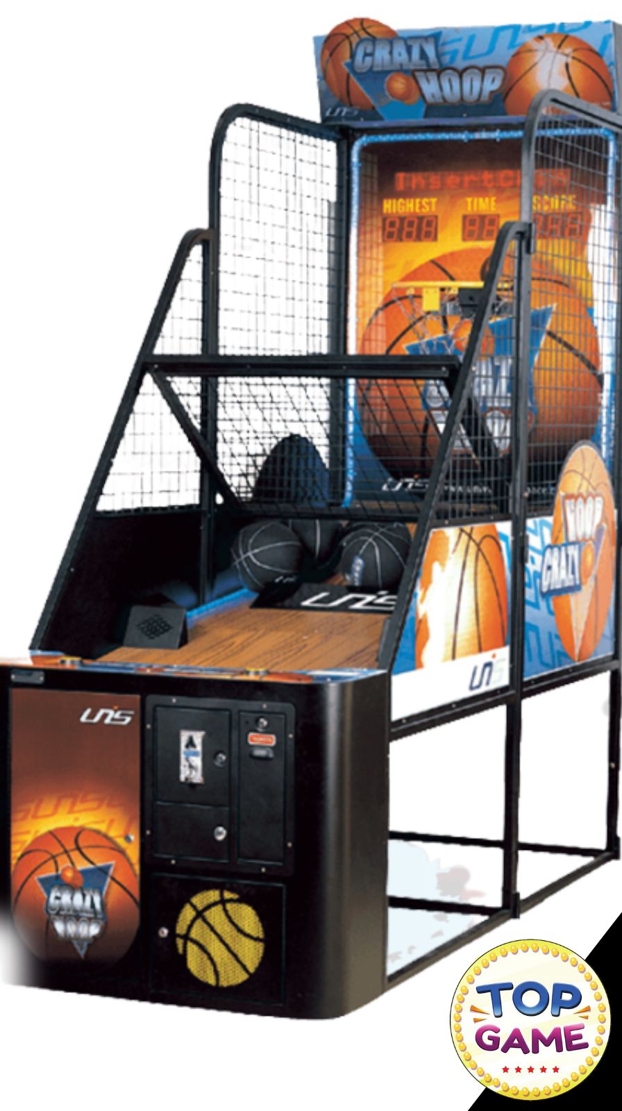 Máquina Jogo basquetebol eletrónico Dobrável com suporte para