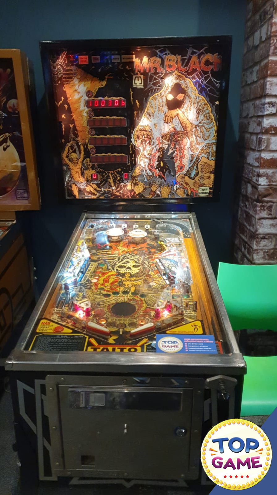 Brinquedo Pinball Antigo Funcionando nao marca placar Venda No Estado