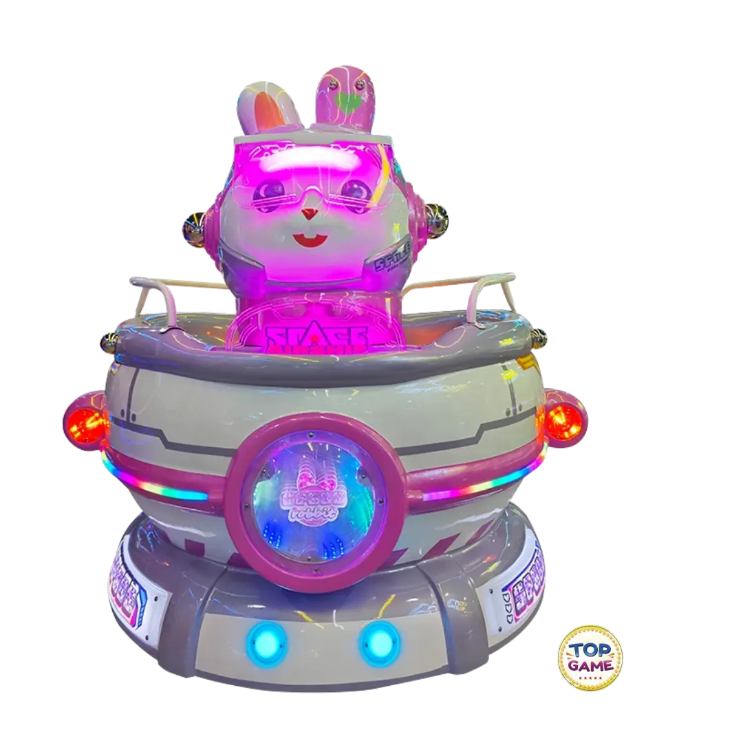 Kiddie Rider Space Rabbit Rotary Cup (Novo)