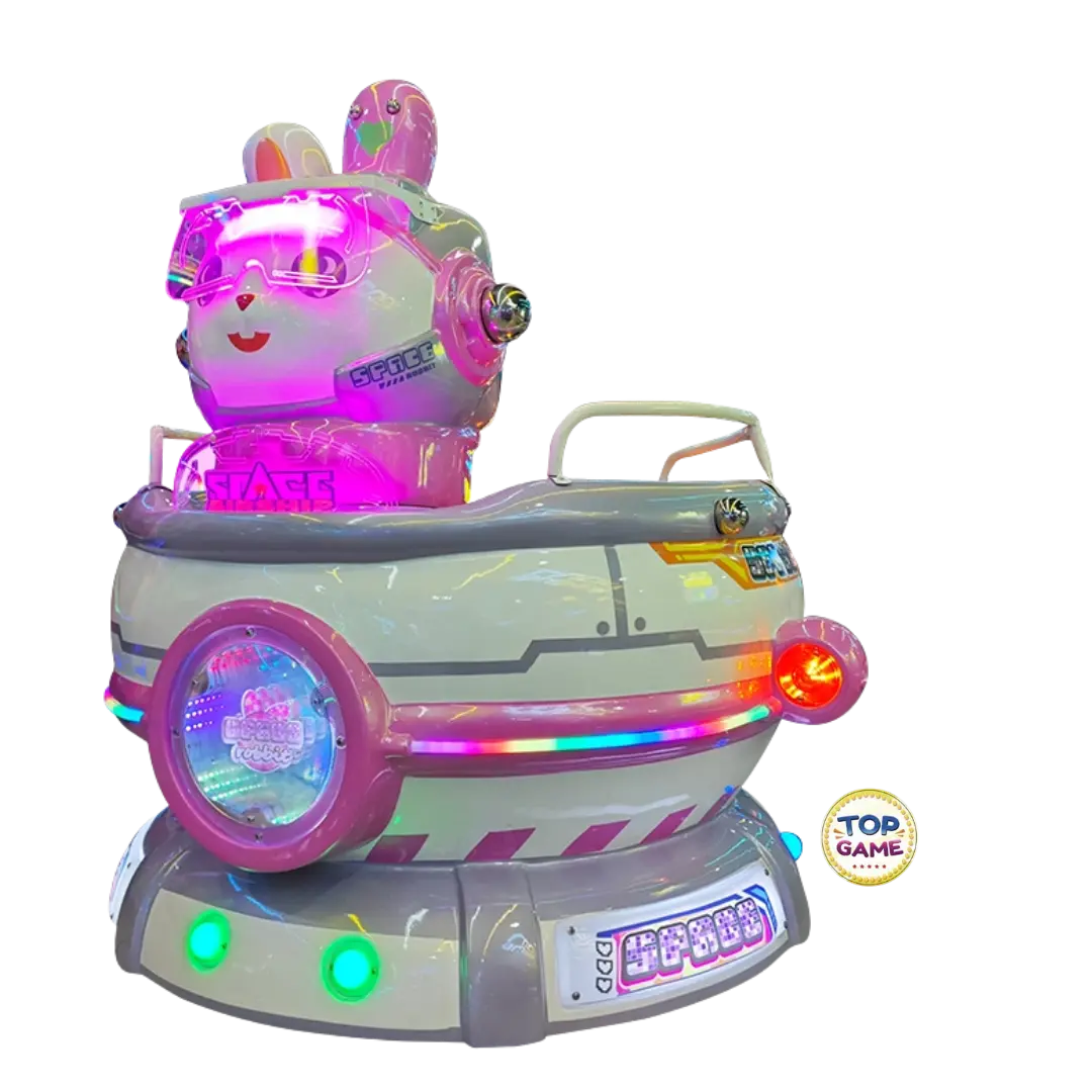 Kiddie Rider Space Rabbit Rotary Cup (Novo) - Imagem 2