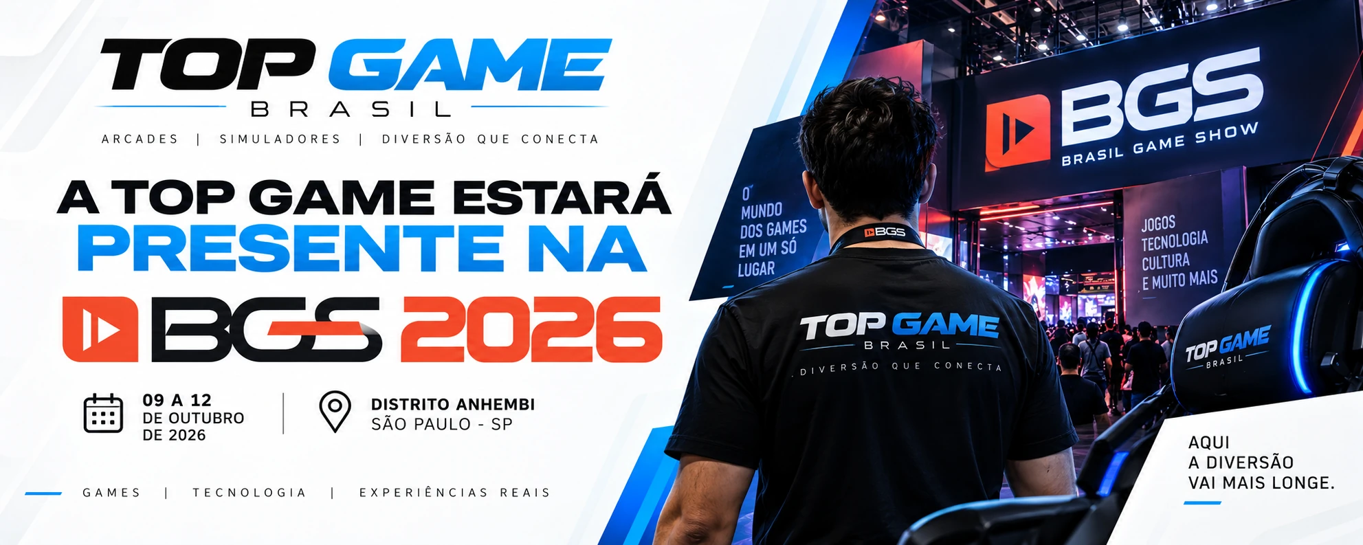 A Top Game estará presente na BGS 2026, de 9 a 12 de outubro, no Distrito Anhembi em São Paulo